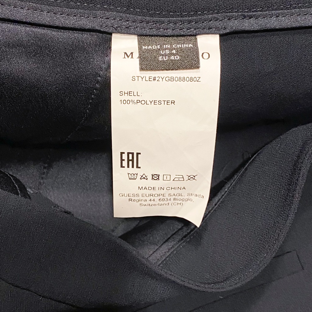 Guess by Marciano - Straight Leg Pants - color Navy - size 4 - Picture 9 of 9